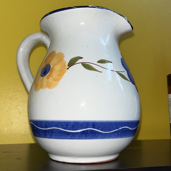Vtg La Spezia by Furio Home Italian 32 Oz Ceramic Pitcher, Collectible - Picture 8 of 11